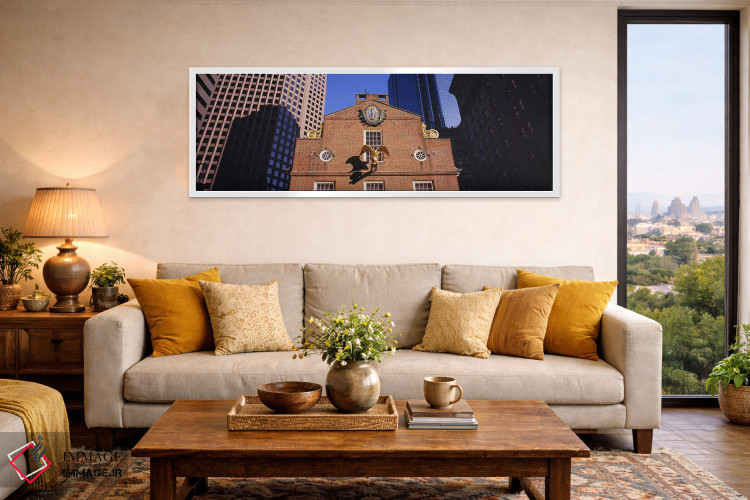 تابلو دکوراتیو Old State House, Freedom Trail, Boston, Massachusetts… اثر پانورامیک ایمجز - D5W