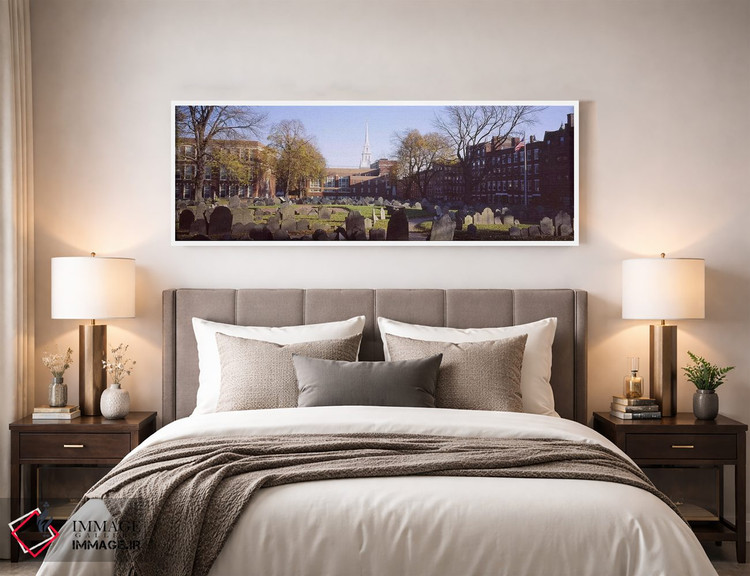 تابلو دکوراتیو Copp's Hill Burying Ground, Freedom Trail, Boston, Mass… اثر پانورامیک ایمجز - D3W