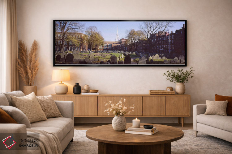 تابلو دکوراتیو Copp's Hill Burying Ground, Freedom Trail, Boston, Mass… اثر پانورامیک ایمجز - D5B
