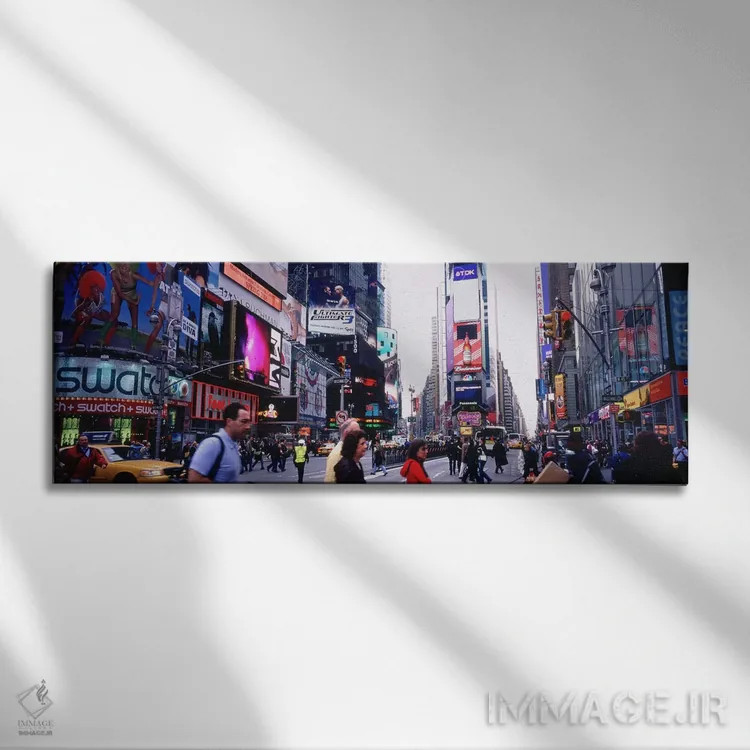 تابلو دکوراتیو Times Square, Manhattan, New York City, New York State… اثر پانورامیک ایمجز - نمای روبهرو روی دیوار