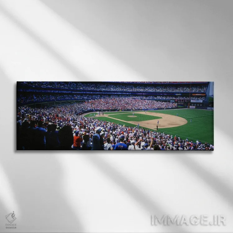 تابلو دکوراتیو Shea Stadium, Flushing, Queens, New York City, New York… اثر پانورامیک ایمجز - نمای روبهرو روی دیوار