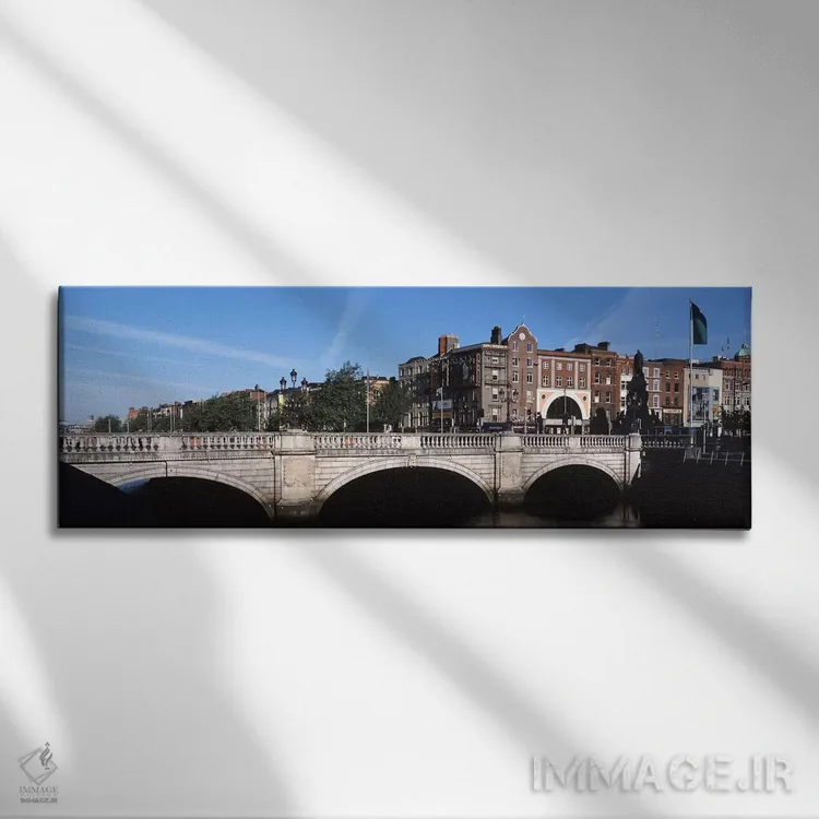 تابلو دکوراتیو Dublin, Leinster Province, Republic of Ireland,منظره شه… اثر پانورامیک ایمجز - نمای روبهرو روی دیوار