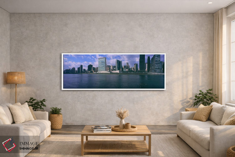 تابلو دکوراتیو East River, Manhattan, New York City, New York State, U… اثر پانورامیک ایمجز - D2W