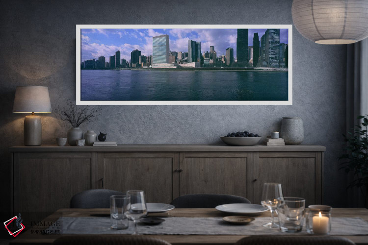 تابلو دکوراتیو East River, Manhattan, New York City, New York State, U… اثر پانورامیک ایمجز - D3W