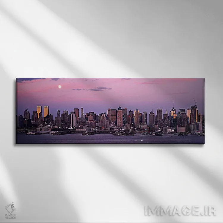 تابلو دکوراتیو Manhattan, New York City, New York State, USA #2,آسمان… اثر پانورامیک ایمجز - نمای روبهرو روی دیوار