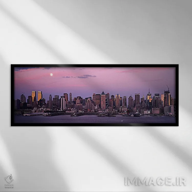 تابلو دکوراتیو Manhattan, New York City, New York State, USA #2,آسمان… اثر پانورامیک ایمجز - نمای قابدار مشکی