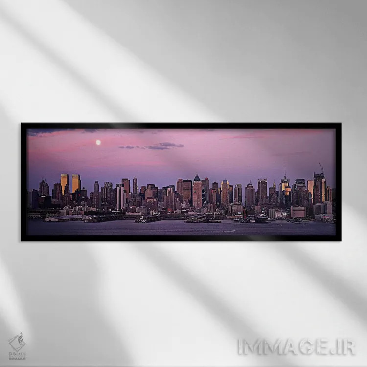 تابلو دکوراتیو Manhattan, New York City, New York State, USA #2,آسمان… اثر پانورامیک ایمجز - نمای قابدار مشکی
