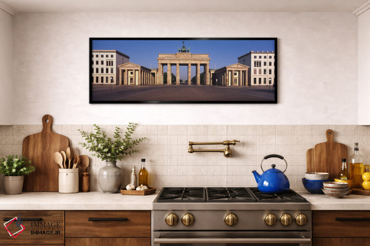 تابلو دکوراتیو Brandenburg Gate, Berlin, Germany,نمای بیرونی ساختمان… اثر پانورامیک ایمجز - D1B