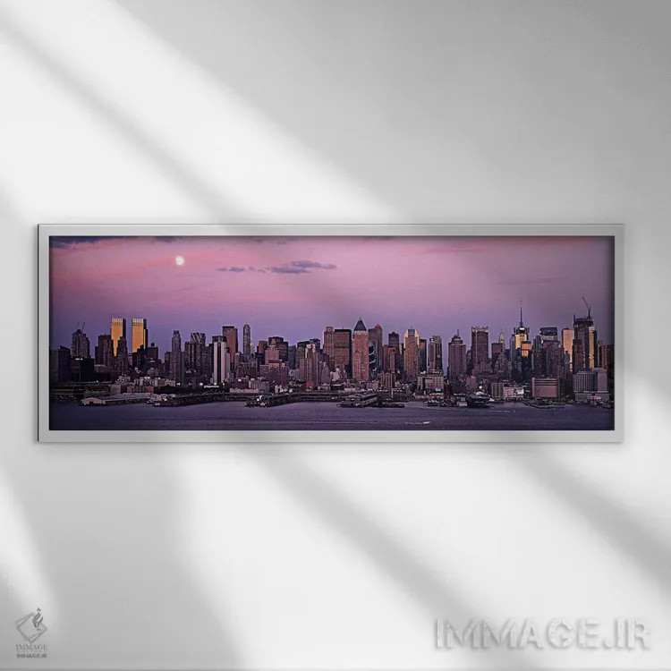 تابلو دکوراتیو Manhattan, New York City, New York State, USA #2,آسمان… اثر پانورامیک ایمجز - نمای قابدار سفید