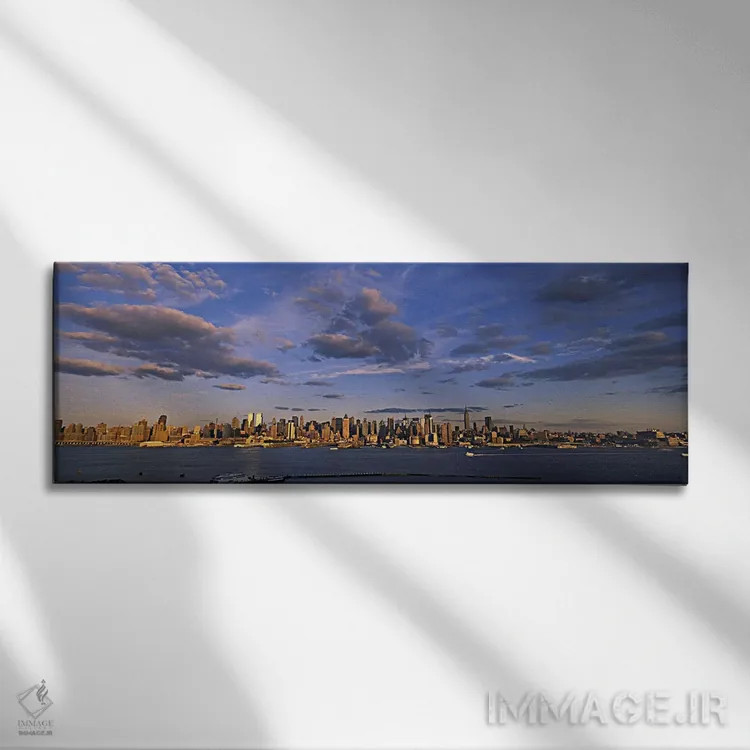 تابلو دکوراتیو Manhattan, New York City, New York State, USA,آسمان خرا… اثر پانورامیک ایمجز - نمای روبهرو روی دیوار