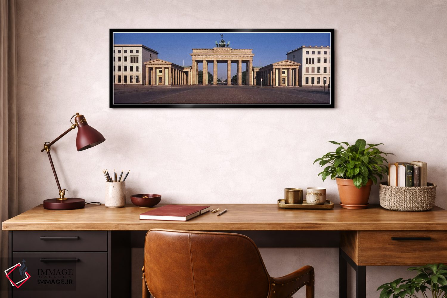 تابلو دکوراتیو Brandenburg Gate, Berlin, Germany,نمای بیرونی ساختمان… اثر پانورامیک ایمجز - D4B
