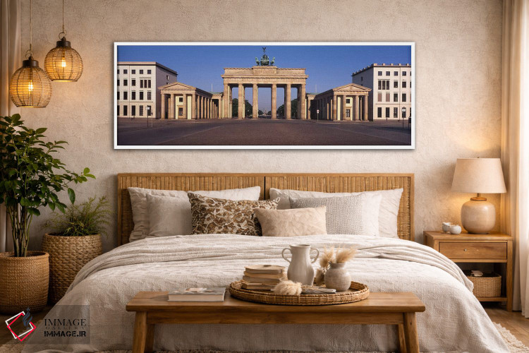 تابلو دکوراتیو Brandenburg Gate, Berlin, Germany,نمای بیرونی ساختمان… اثر پانورامیک ایمجز - D5W