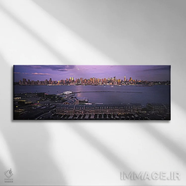 تابلو دکوراتیو Manhattan, New York City, New York State, USA #3,آسمان… اثر پانورامیک ایمجز - نمای روبهرو روی دیوار