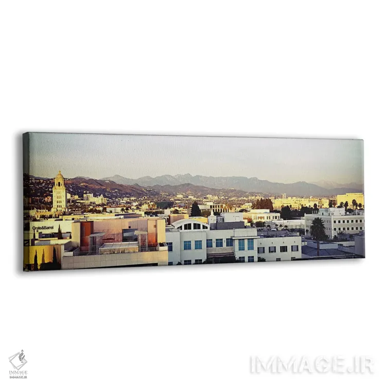 تابلو دکوراتیو San Gabriel Mountains, Hollywood Hills, Hollywood, City… اثر پانورامیک ایمجز - نمای پرسپکتیو محصول