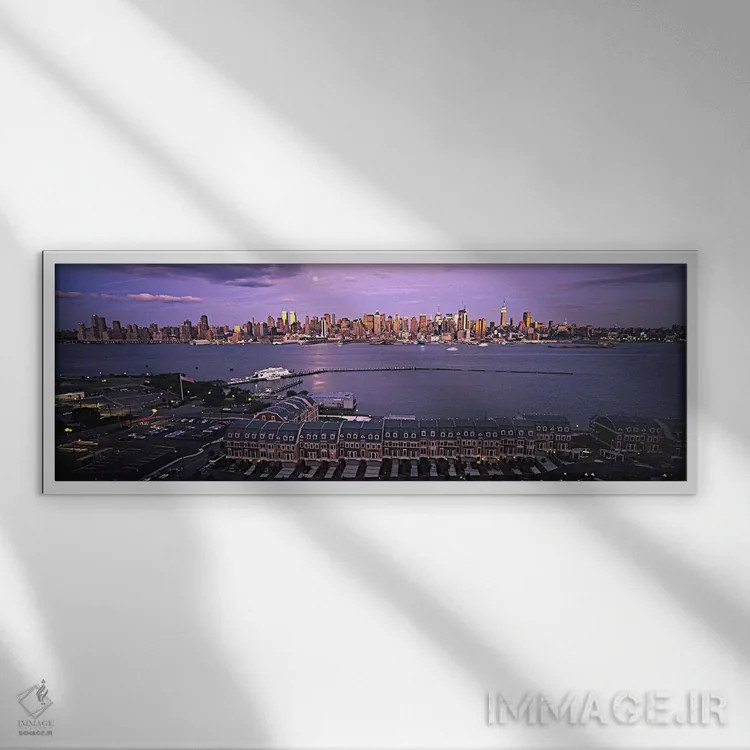 تابلو دکوراتیو Manhattan, New York City, New York State, USA #3,آسمان… اثر پانورامیک ایمجز - نمای قابدار سفید