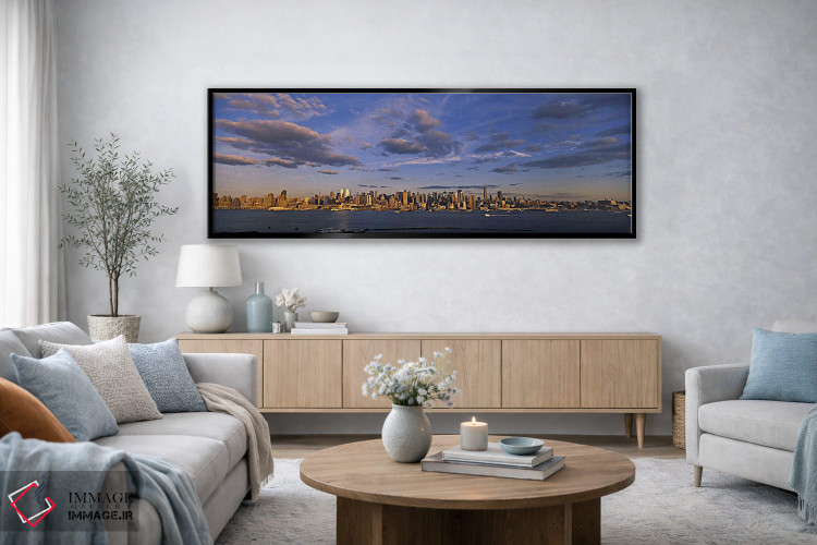تابلو دکوراتیو Manhattan, New York City, New York State, USA,آسمان خرا… اثر پانورامیک ایمجز - D3B