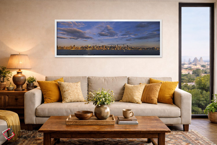 تابلو دکوراتیو Manhattan, New York City, New York State, USA,آسمان خرا… اثر پانورامیک ایمجز - D6W