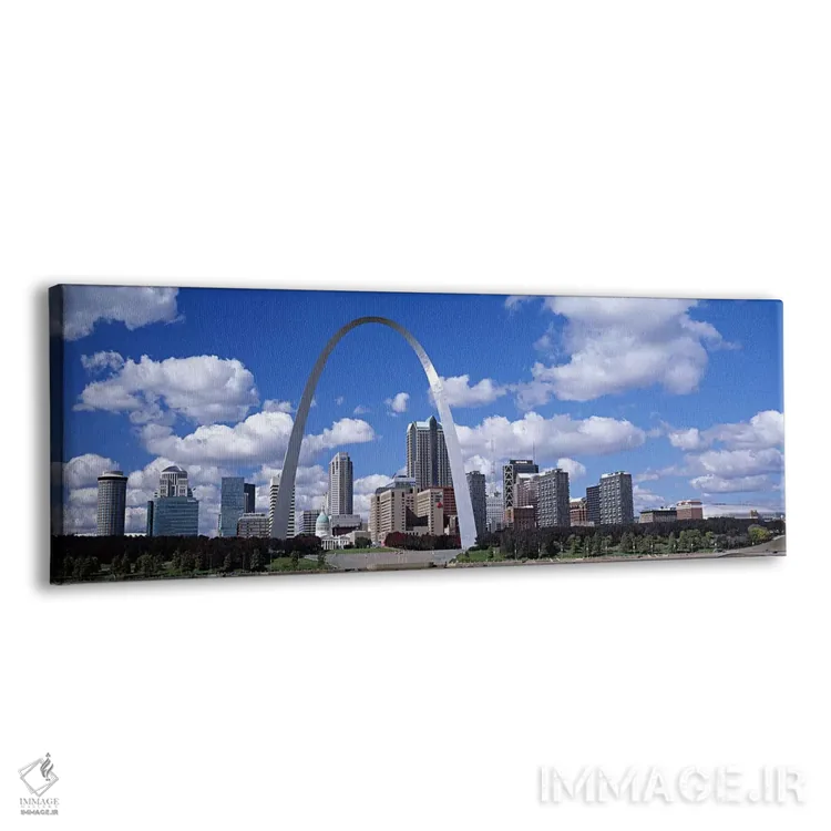 تابلو دکوراتیو St. Louis, Missouri, USA,دروازه آرک و خط افق مرکز شهر… اثر پانورامیک ایمجز - نمای پرسپکتیو محصول