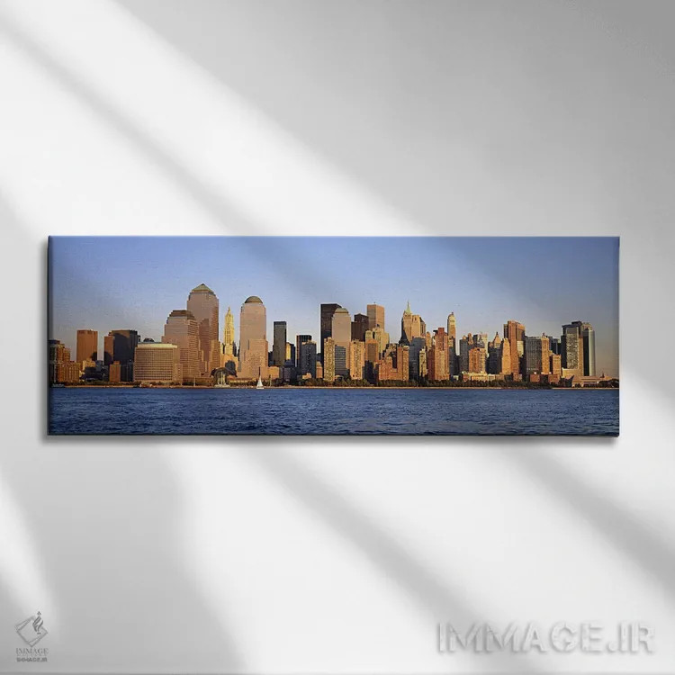 تابلو دکوراتیو Manhattan, New York City, New York State, USA,ساختمان ه… اثر پانورامیک ایمجز - نمای روبهرو روی دیوار