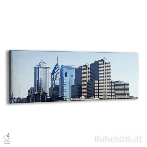 تابلو دکوراتیو Philadelphia, Pennsylvania, USA #6,آسمان خراش ها در شهر… اثر پانورامیک ایمجز - نمای پرسپکتیو محصول