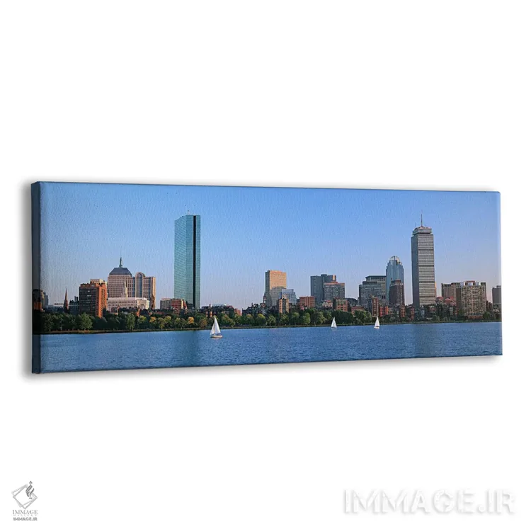 تابلو دکوراتیو Back Bay, Boston, Massachusetts, USA,ساختمان ها در حاشی… اثر پانورامیک ایمجز - نمای پرسپکتیو محصول