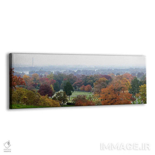تابلو دکوراتیو Arlington National Cemetery, Washington DC, USA,نمای با… اثر پانورامیک ایمجز - نمای پرسپکتیو محصول
