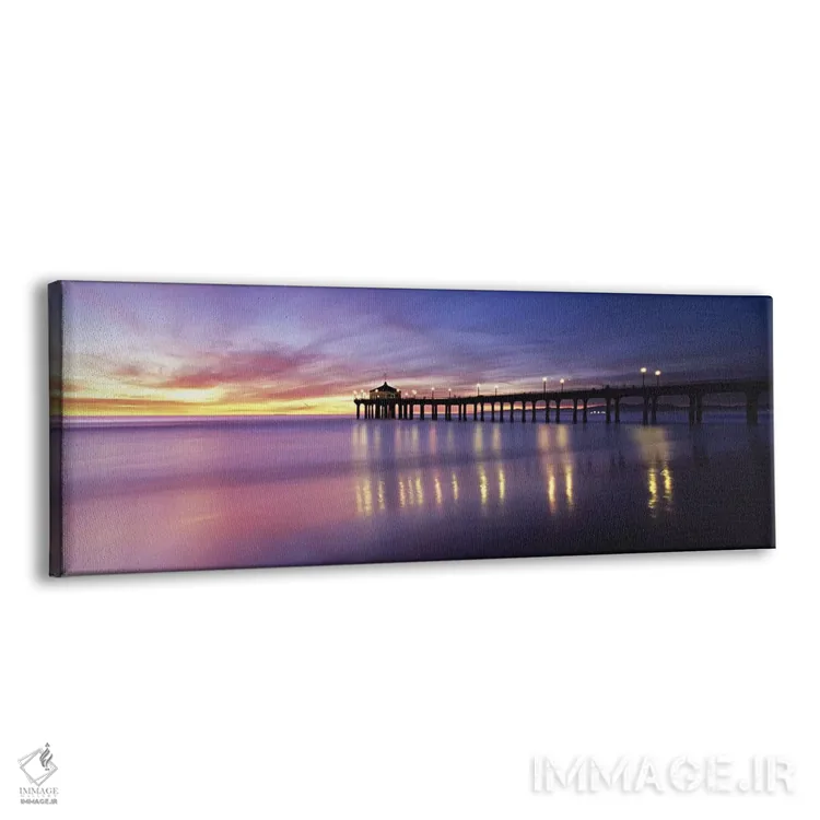 تابلو دکوراتیو Manhattan Beach Pier, Manhattan Beach, San Francisco, C… اثر پانورامیک ایمجز - نمای پرسپکتیو محصول