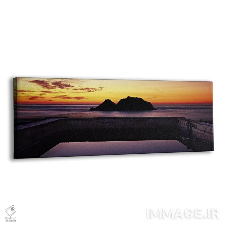 تابلو دکوراتیو Sutro Baths, San Francisco, California, USA,سیلوئت جزای… اثر پانورامیک ایمجز - نمای پرسپکتیو محصول