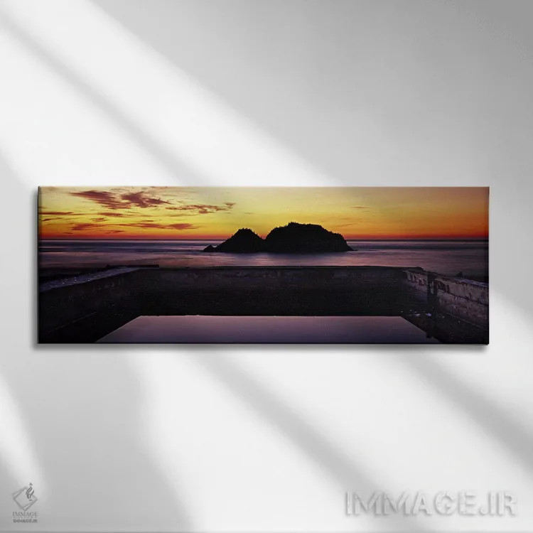 تابلو دکوراتیو Sutro Baths, San Francisco, California, USA,سیلوئت جزای… اثر پانورامیک ایمجز - نمای روبهرو روی دیوار