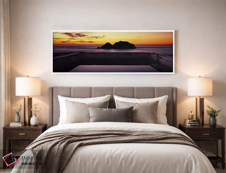 تابلو دکوراتیو Sutro Baths, San Francisco, California, USA,سیلوئت جزای… اثر پانورامیک ایمجز - D3W