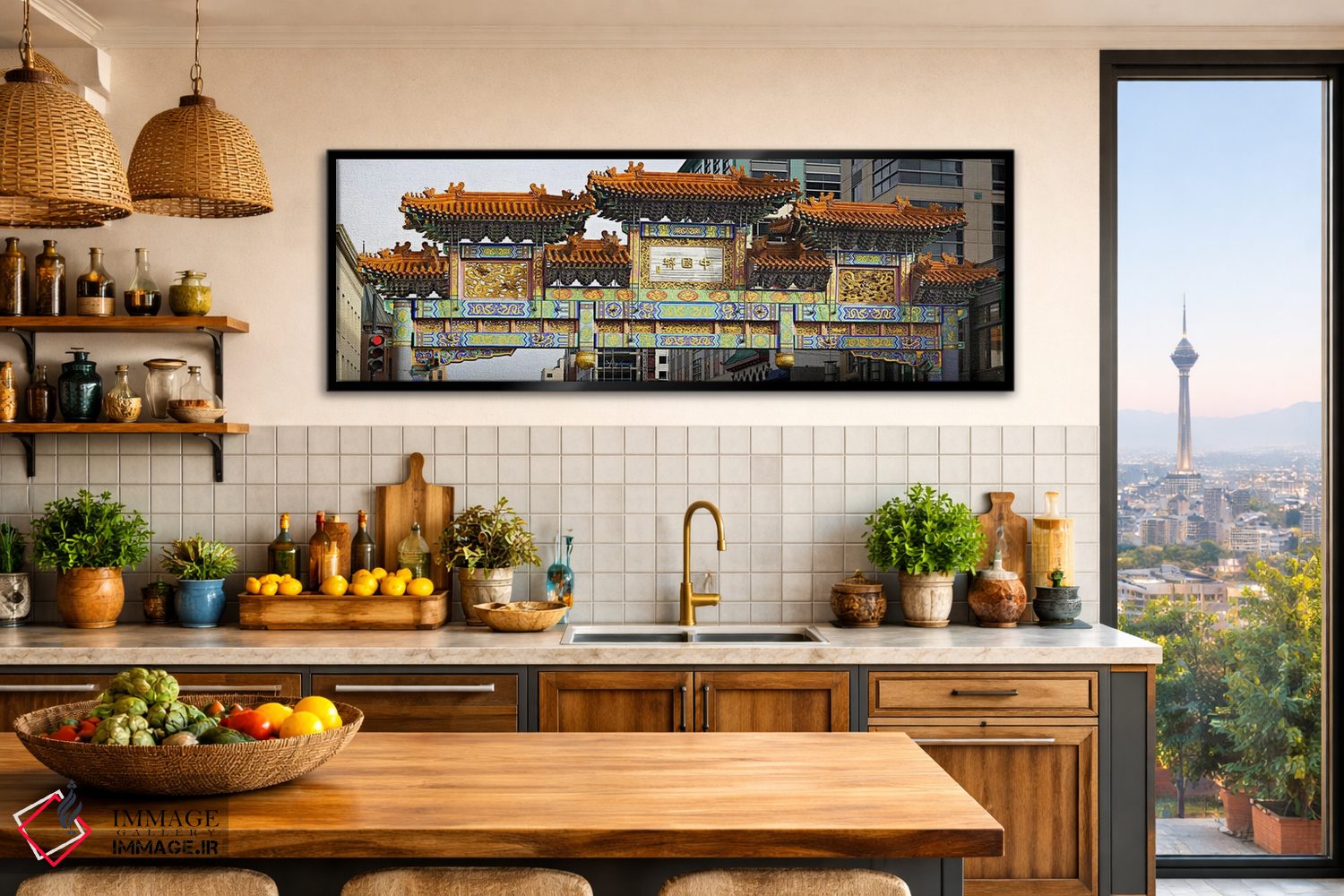 تابلو دکوراتیو Friendship Archway, Washington DC, USA,نمای زاویه پایین… اثر پانورامیک ایمجز - D2B