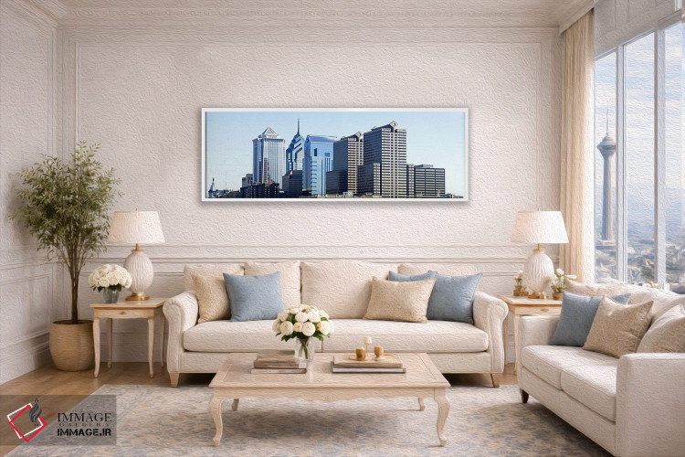 تابلو دکوراتیو Philadelphia, Pennsylvania, USA #6,آسمان خراش ها در شهر… اثر پانورامیک ایمجز - D5W