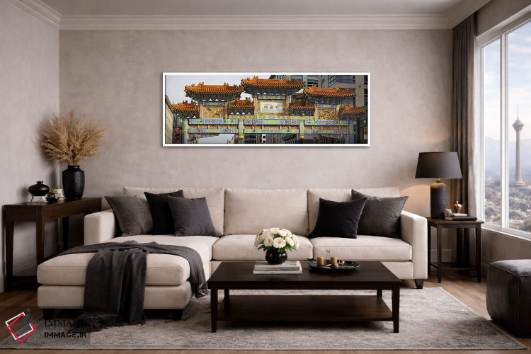 تابلو دکوراتیو Friendship Archway, Washington DC, USA,نمای زاویه پایین… اثر پانورامیک ایمجز - D4W