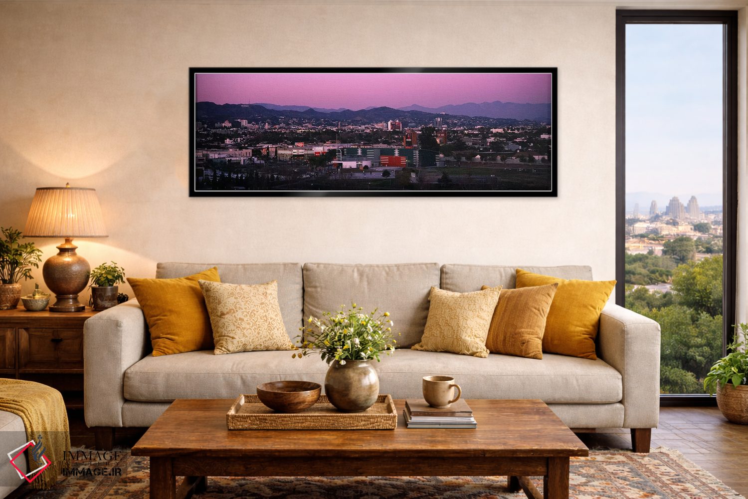 تابلو دکوراتیو Griffith Park Observatory, City of Los Angeles, Califor… اثر پانورامیک ایمجز - D6B