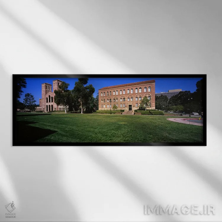 تابلو دکوراتیو University of California, City of Los Angeles, Californ… اثر پانورامیک ایمجز - نمای قابدار مشکی