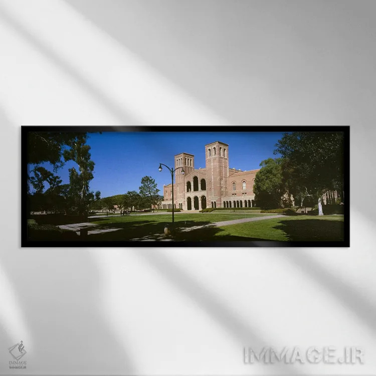 تابلو دکوراتیو City of Los Angeles, California, USA,نمای بیرونی یک ساخ… اثر پانورامیک ایمجز - نمای قابدار مشکی