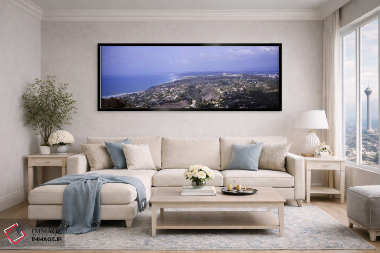 تابلو دکوراتیو Pacific Ocean, San Diego, California, USA,نمای بالا از… اثر پانورامیک ایمجز - D6B