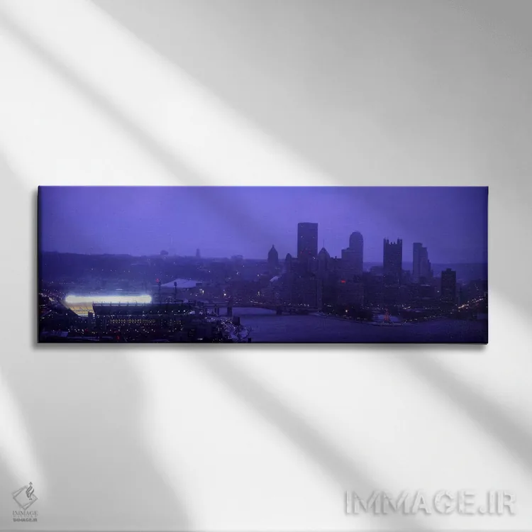 تابلو دکوراتیو Three Rivers Stadium, Pittsburgh, Pennsylvania, USA,ساخ… اثر پانورامیک ایمجز - نمای روبهرو روی دیوار