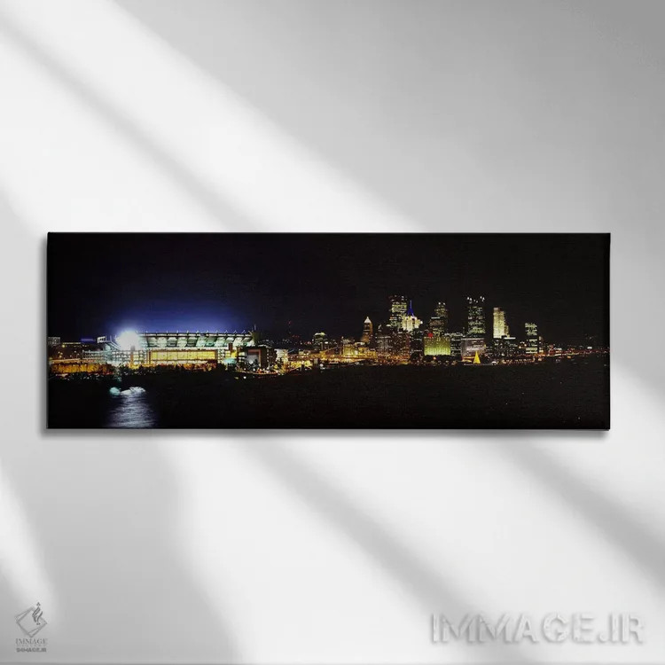 تابلو دکوراتیو Three Rivers Stadium,Pittsburgh, Pennsylvania, USA,ورزش… اثر پانورامیک ایمجز - نمای روبهرو روی دیوار