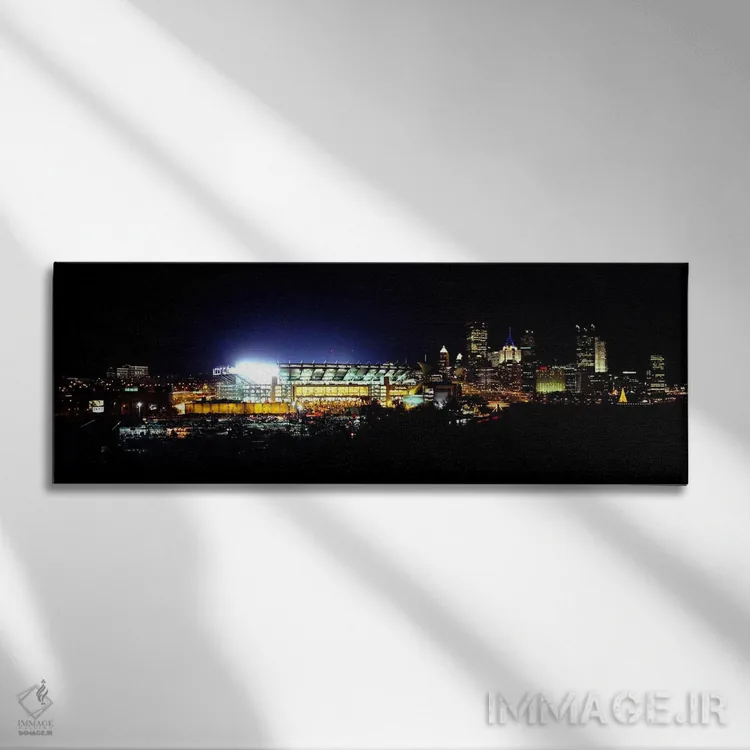 تابلو دکوراتیو Three Rivers Stadium, Pittsburgh, Pennsylvania, USA,ورز… اثر پانورامیک ایمجز - نمای روبهرو روی دیوار