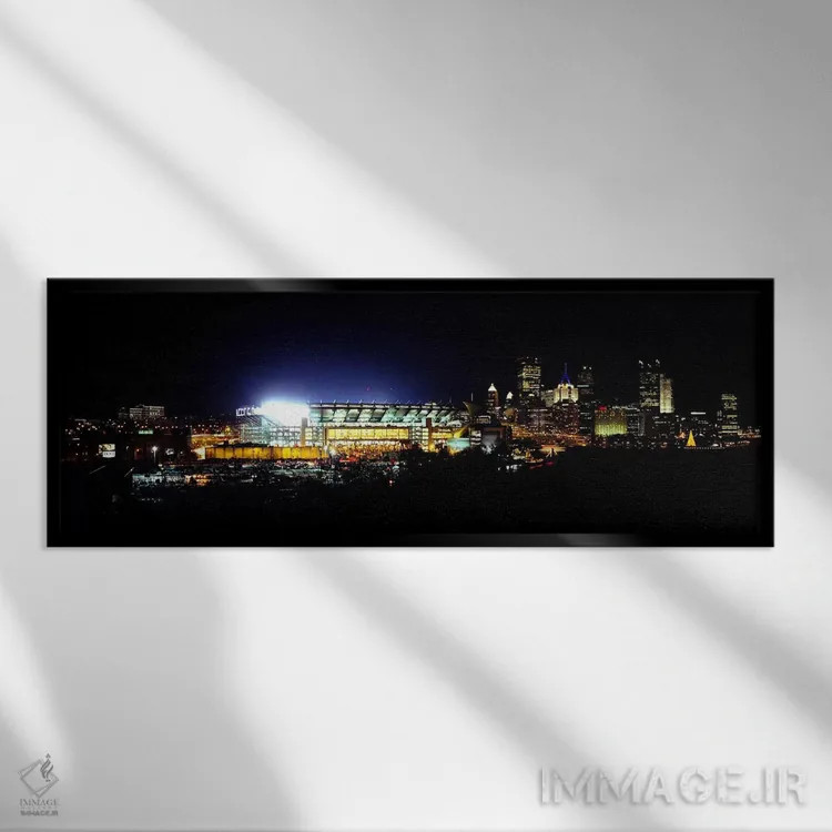 تابلو دکوراتیو Three Rivers Stadium, Pittsburgh, Pennsylvania, USA,ورز… اثر پانورامیک ایمجز - نمای قابدار مشکی