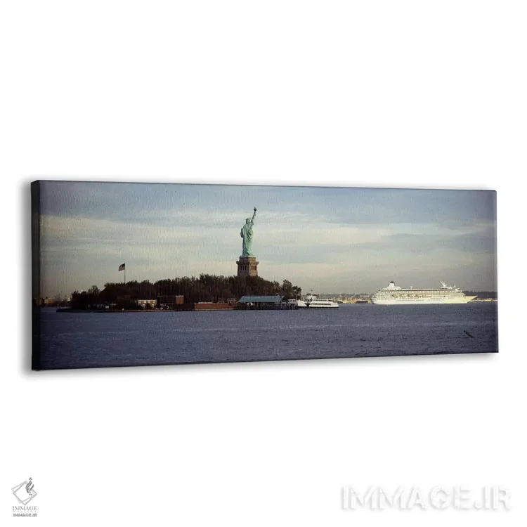 تابلو دکوراتیو Liberty Island, New York City, New York State, USA,مجسم… اثر پانورامیک ایمجز - نمای پرسپکتیو محصول