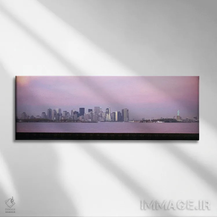 تابلو دکوراتیو Statue of Liberty, Manhattan, New York City, New York S… اثر پانورامیک ایمجز - نمای روبهرو روی دیوار