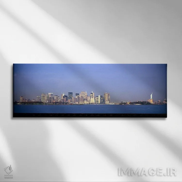 تابلو دکوراتیو Statue of Liberty, Manhattan, New York City, New York S… اثر پانورامیک ایمجز - نمای روبهرو روی دیوار