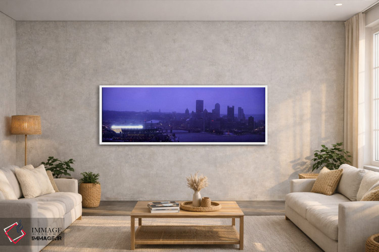 تابلو دکوراتیو Three Rivers Stadium, Pittsburgh, Pennsylvania, USA,ساخ… اثر پانورامیک ایمجز - D2W