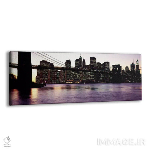 تابلو دکوراتیو Brooklyn Bridge, East River, Manhattan, New York City… اثر پانورامیک ایمجز - نمای پرسپکتیو محصول