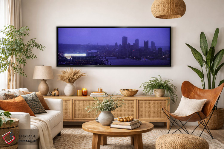 تابلو دکوراتیو Three Rivers Stadium, Pittsburgh, Pennsylvania, USA,ساخ… اثر پانورامیک ایمجز - D4B