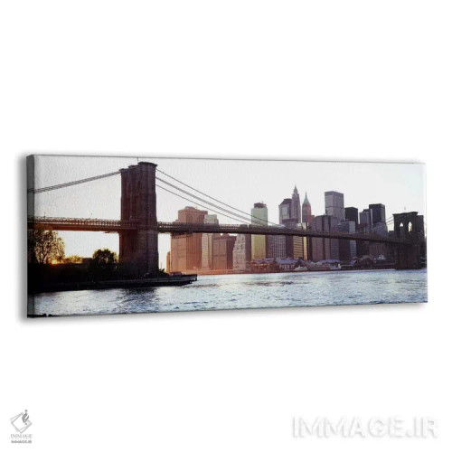 تابلو دکوراتیو Brooklyn Bridge, East River, Manhattan, New York City… اثر پانورامیک ایمجز - نمای پرسپکتیو محصول