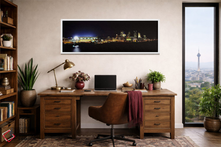 تابلو دکوراتیو Three Rivers Stadium,Pittsburgh, Pennsylvania, USA,ورزش… اثر پانورامیک ایمجز - D1W