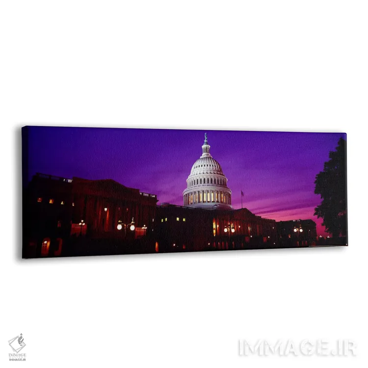تابلو دکوراتیو Capitol Building, Washington DC, USA,نمای زاویه پایین ا… اثر پانورامیک ایمجز - نمای پرسپکتیو محصول